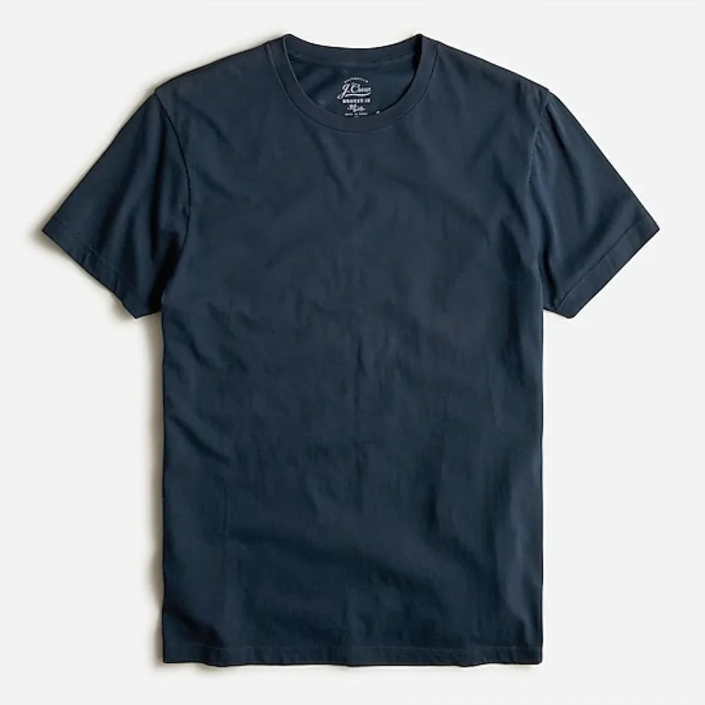 J. Crew Essential Crewneck Navy T-shirt Top Tee M